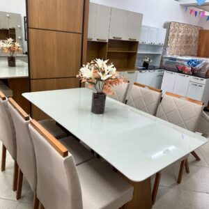 Mesa de jantar 6 cadeiras