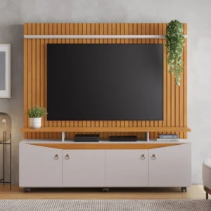 Home Conceito Para TV Até 65" JCM Movelaria - Cinamomo/Off