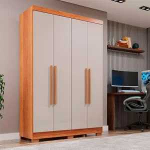 Guarda-Roupa Solteiro Portas 2 Gavetas Recife Sallêto Móveis