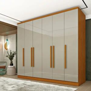 Guarda Roupa Casal 06 Portas 04 Gavetas Veneza Tcil Móveis